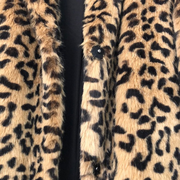 Zara Faux Fur Leopard Jacket - Picture 2 of 3